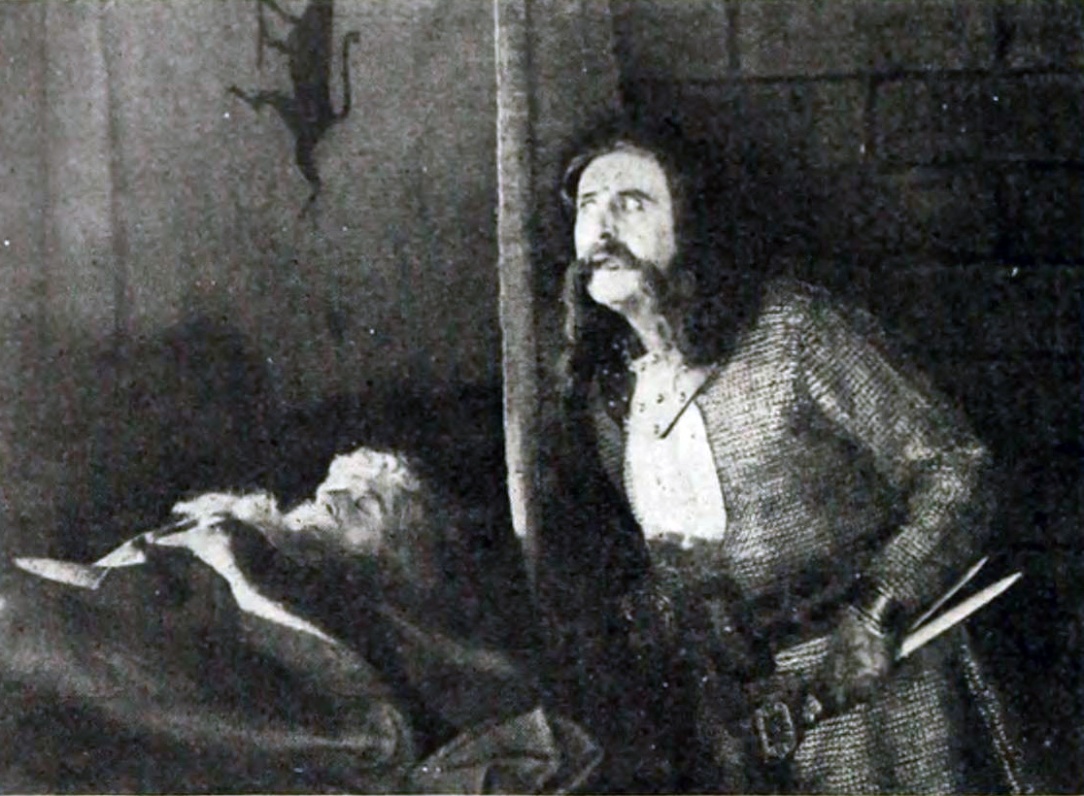 Macbeth 1916 still murdering Duncan