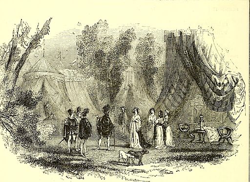 Loves Labours Lost-meeting of King and Princess