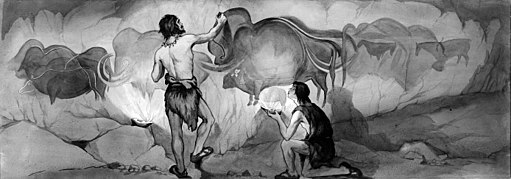 Magdalenian_cave_drawing._Wellcome_M0008770